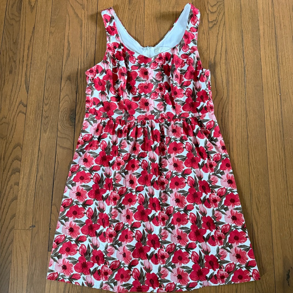 Plus Size Red Poppy Cotton Spring Summer Forever 21 Dress